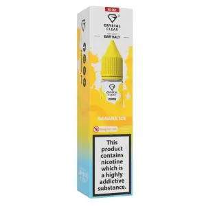   Banana Ice Nic Salt E-Liquid by Crystal Clear Bar Salts 10ml